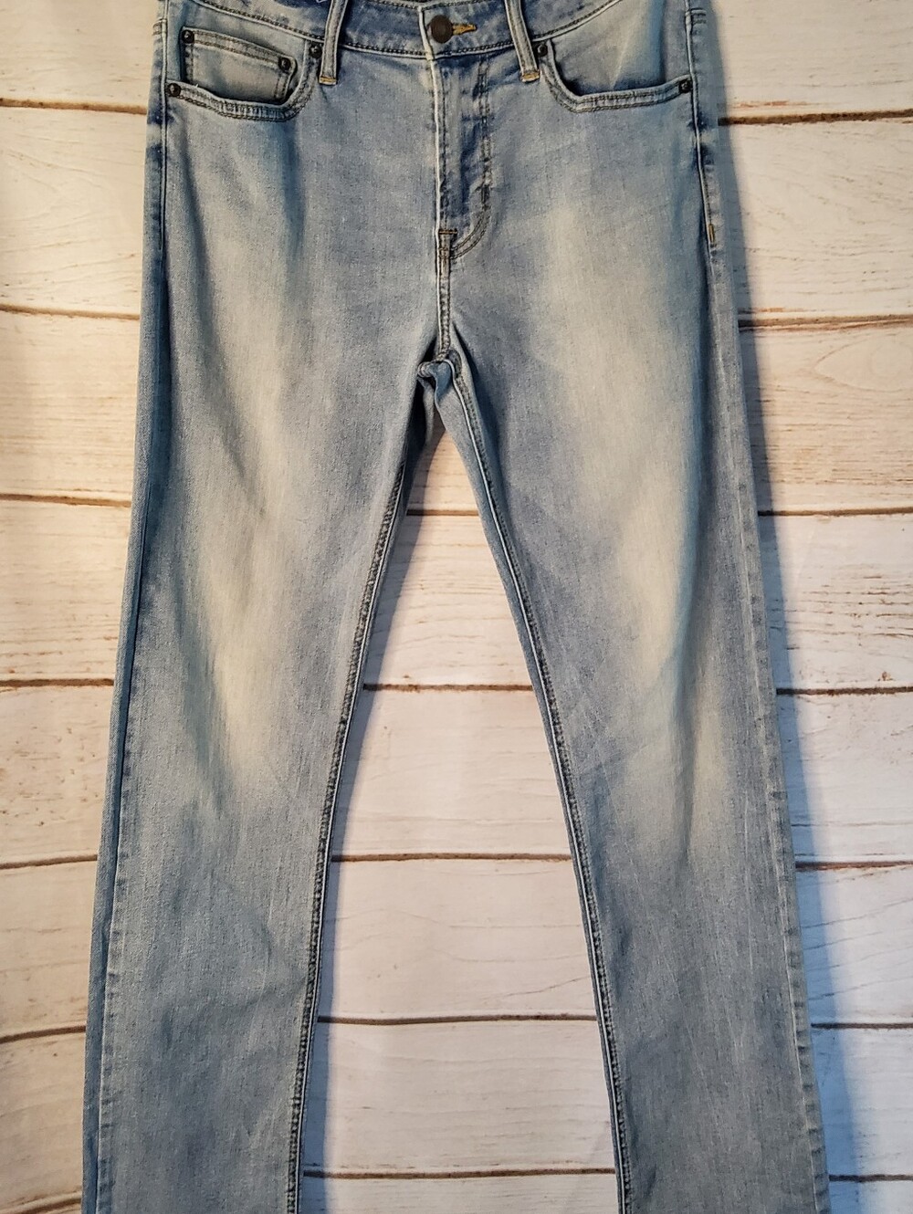 American Eagle Outfitters Men's Slim Straight Light Wash Jeans